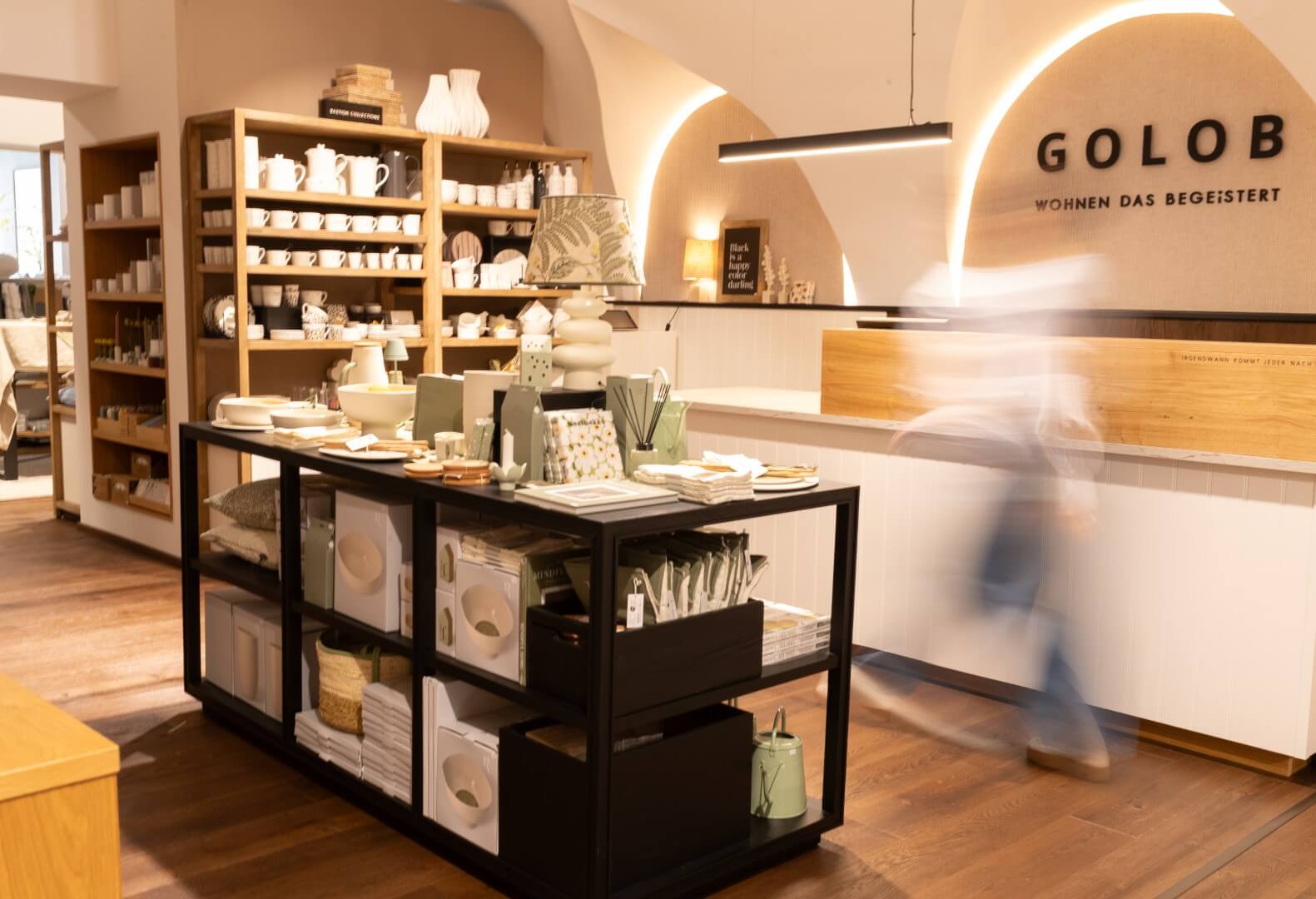 Das Geschäft in Baden